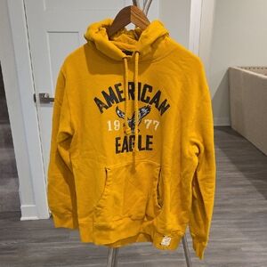 American Eagle Outfitters Yellow Hoodie